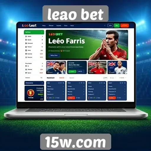 Interface do Leão Bet é amigável e intuitiva