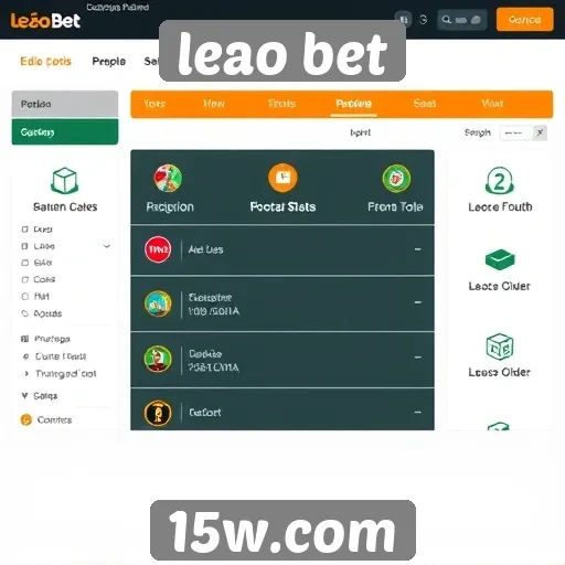 Recursos e funcionalidades do site Leão Bet